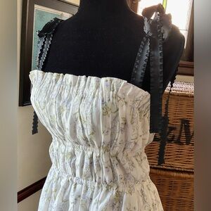 Brock Collection x H&M White Floral Dress